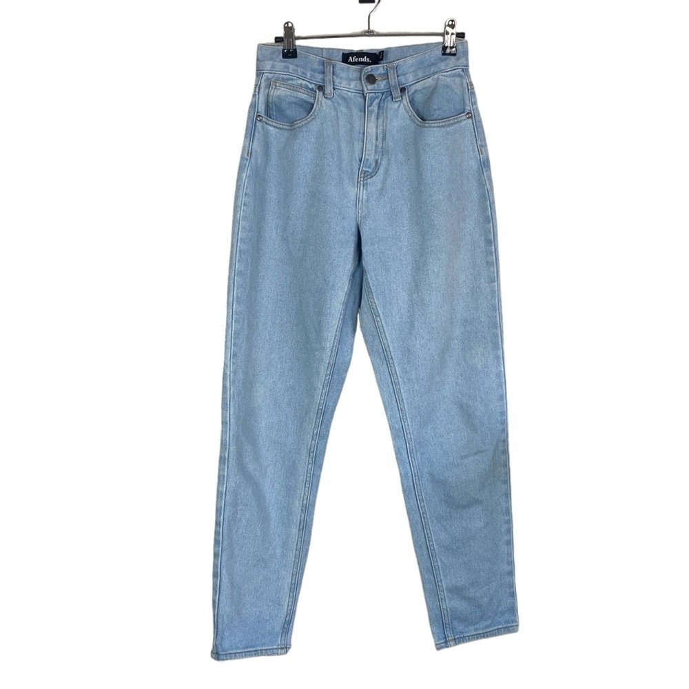 Afends light wash high rise jeans